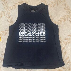 Spiritual Gangster muscle workout tank